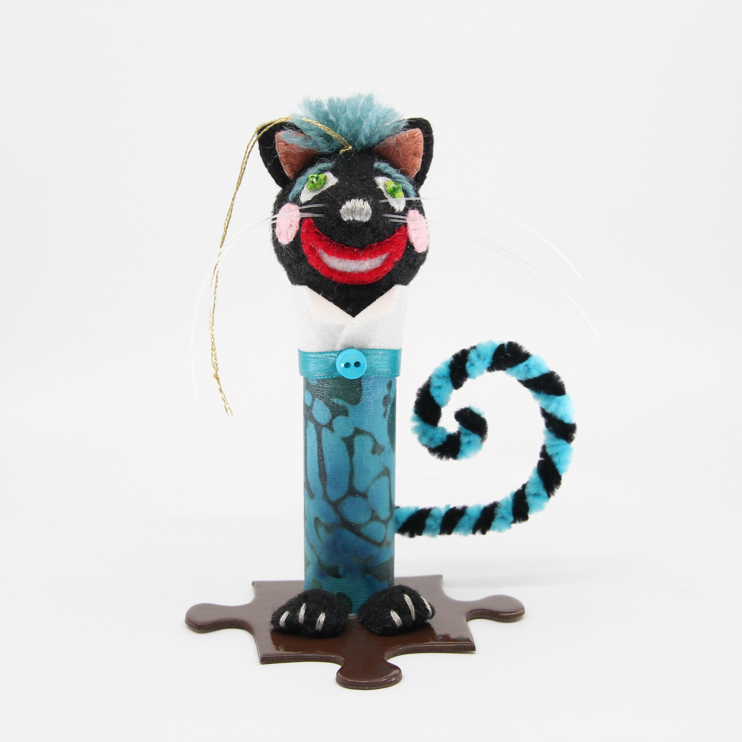 The Cheshire Cat Ornament - Front View