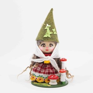 Woodland Gnome Girl Ornament