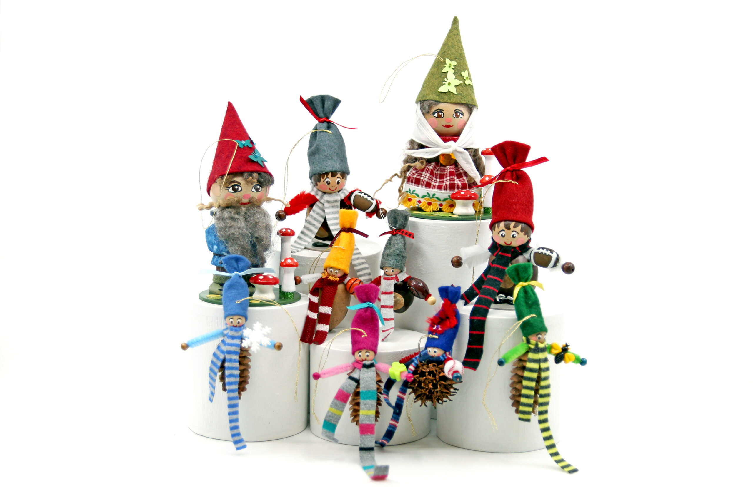 Gnomes Handcrafted Ornaments Collection