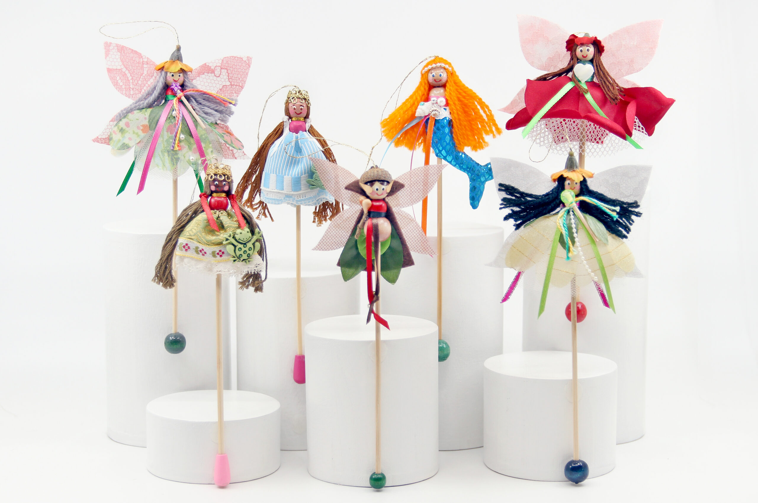 Stick Puppets Ornaments Collection