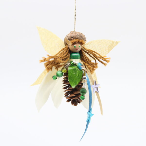 Pinecone Fairy Ornament