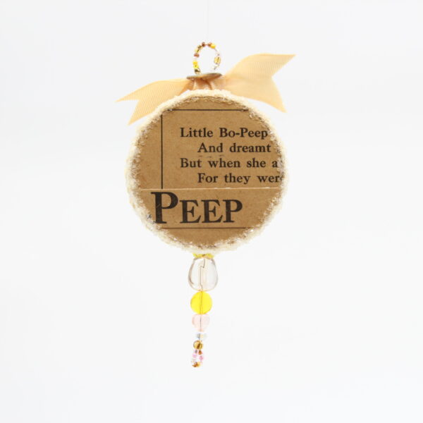 Little Bo Peep Ornament - Back View