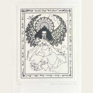 Guardian Angel Etching - Ana