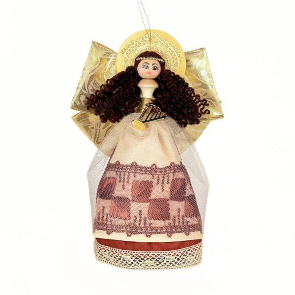 Victorian Angel Tree Topper - Terracotta